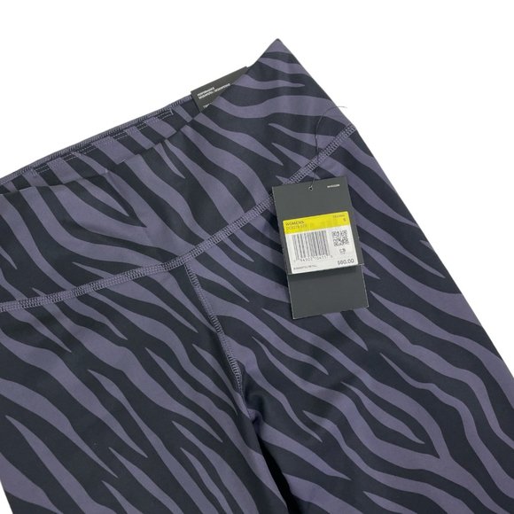 Nike Women's One Icon Clash Printed Cropped Training Tights DC5276-573 Small New - Picture 4 of 5